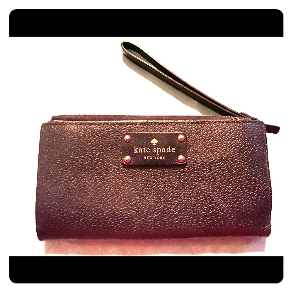 Black Kate Spade Wristlet/Wallet